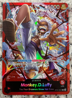 Monkey.D.Luffy ST21-001 - One Piece TCG Starter Deck EX: Gear 5 Foil Leader - Image 1