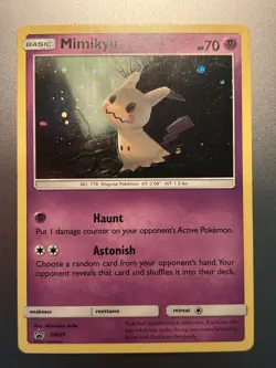 Mimikyu SM29 - Sun and Moon - Holo Promo 2017 Pokemon Card - Image 1