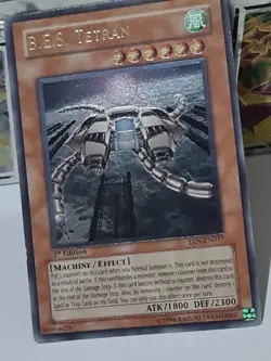 Yugioh B.E.S. Tetran EEN-EN017 Ultimate Rare 1st Edition Lot 2 - Image 1