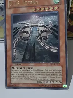 Yugioh B.E.S. Tetran EEN-EN017 Ultimate Rare 1st Edition Lot 2 - Image 2