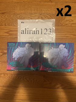 Pokemon TCG SV09 Journey Together Elite Trainer Box ETB X2 - Image 1