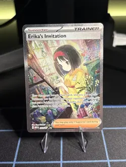 Pokemon TCG SV Scarlet & Violet 151 Erika's Invitation Card #203/165 - Image 1