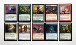 155 MTG MAGIC THE GATHERING 10 CARD MIXED LOT UNCOMMON SILVER ARTIFACT SORCER ♨ - Image 1