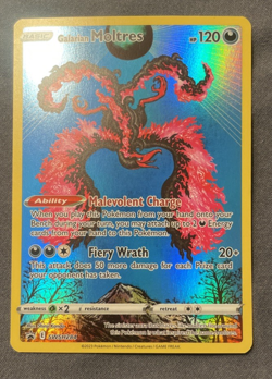 Pokemon Galarian Moltres TCG SWSH284 Sword Shield Black Star Promo Holo Card - Image 1