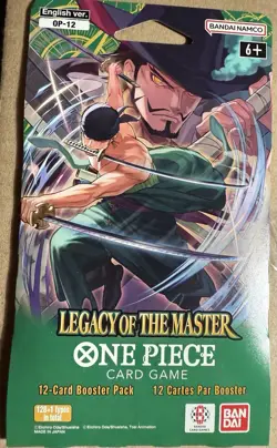 Bandai Namco One Piece Card Game Legacy of the Master OP-12 English Booster 12 . - Image 1
