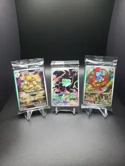 Pokemon Bulbasaur 133/132, Alakazam MEP 009, Riolu MEP 010 Sealed Promo Card Lot - Image 1