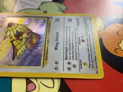 Pidgeot 14/130 Rare Holo Swirl MP Vintage Pokemon Card Base Set 2 WPTC 2000 - Image 4