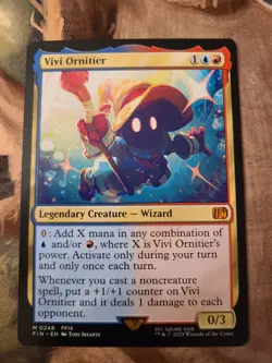 Magic the Gathering Final Fantasy Vivi Ornitier Mythic Rare Card - Image 1