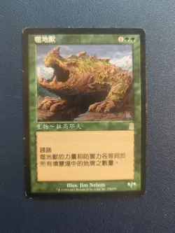 MTG Terravore Odyssey LP Card- Chinese Original Premodern Magic - Image 1