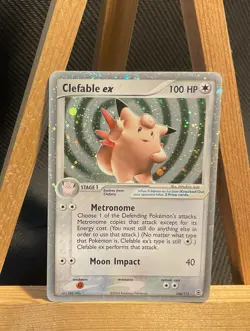 Clefable EX 106/112 Holo Ultra Rare EX FireRed & LeafGreen Pokemon Card - LP+ - Image 1