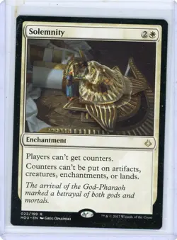 Solemnity - Near Mint MTG Hour of Devastation - Image 1
