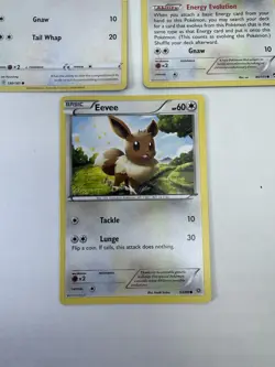 Pokemon Eevee Lot Of 9 Cards LP/MP English Sun & Moon Sword & Shield Xy - Image 4