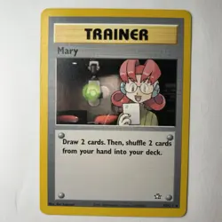 Mary - 87/111 - Pokemon Neo Genesis Unlimited Rare Card WOTC NM - Image 1