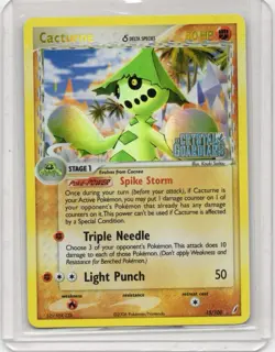 Pokemon Card - Cacturne reverse - 15/100 - EX Crystal Guardians - 2006 - Image 1