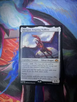 Herigast, Erupting Nullkite Modern Horizons 3, Regular Card, Near Mint Condition - Image 1