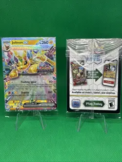 Pokemon Jolteon EX TCG Prismatic Evolutions Stamped Promo Card 030/131 Sealed - Image 1