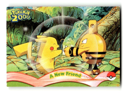 2000 Topps Pokemon 2000 Trading Card #5 A New Friend - Image 1