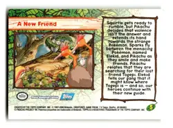 2000 Topps Pokemon 2000 Trading Card #5 A New Friend - Image 2