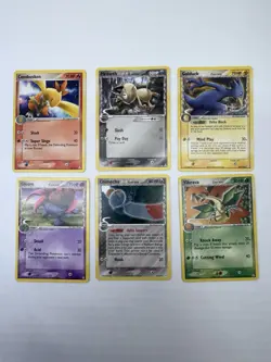 6 Pokemon EX Holon Phantoms Cards 2006 - Lightly Played - Image 1