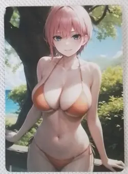 Nino Nakano The Quintessential Quintuplets Lewd Anime Doujin Waifu Card - Image 1