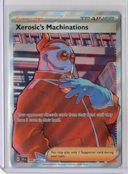 Xerosic's Machinations 089/064 Full Art NM/M Shrouded Fable Pokemon Card - Image 1