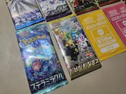 Lot Of 10 Pokemon Cards Packs Japan Korea Sealed Tcg Mixed Sets Eevee Gym Promo - Image 2