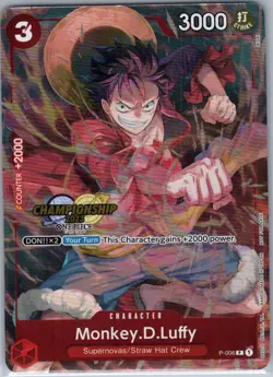 Monkey.D.Luffy (CS 2023 Celebration Pack) P-006 - One Piece Card - NM - Image 1