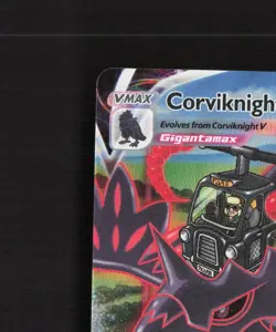 Corviknight VMAX TG19/TG30 Silver Tempest Full Art Ultra Rare Pokemon Card NM - Image 3