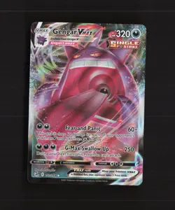 Gengar VMAX 157/264 Fusion Strike Ultra Rare Holo Pokemon Card NM - Image 1