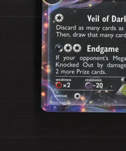 Umbreon EX 55/124 Fates Collide Ultra Rare Holo Pokemon Card LP - Image 5