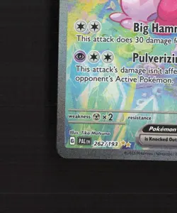 Tinkaton ex 262/193 Paldea Evolved Full Art SIR Rare Holo Pokemon Card NM - Image 5
