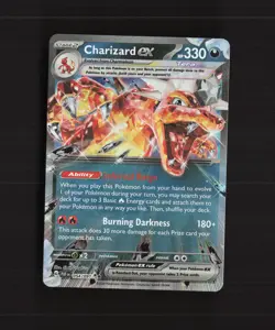 Charizard ex 054/091 Paldean Fates Ultra Rare Holo Pokemon Card NM - Image 1