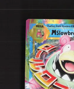 Mega M Slowbro EX 27/108 Evolutions Ultra Rare Holo Pokemon Card LP - Image 3
