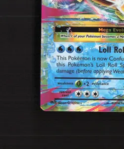 Mega M Slowbro EX 27/108 Evolutions Ultra Rare Holo Pokemon Card LP - Image 5