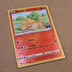 Numel (Peelable Ditto) 013/078 Reverse Holo Pokemon GO Pokemon Card Unpeeled NM - Image 3