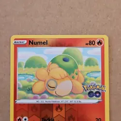 Numel (Peelable Ditto) 013/078 Reverse Holo Pokemon GO Pokemon Card Unpeeled NM - Image 5