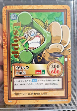 BANDAI One Piece Hyper Battle C184 USOPP GOLD STAMPED SCARCE EARLY CARD VINTAGE - Image 1