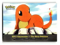 2000 Topps Pokemon Trading Card EP11 Charmander The Stray Pokemon LP - Image 1