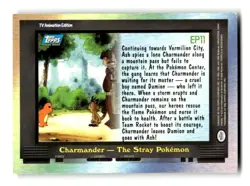 2000 Topps Pokemon Trading Card EP11 Charmander The Stray Pokemon LP - Image 2