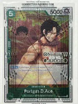 Portgas.D.Ace Judge Pack Vol. 6 One Piece Foil Stamped Promotion Card OP09-035 - Image 4