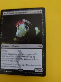 Archfiend of Depravity. NM Fate reforged rare demon MTG Card. - Image 2