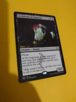 Archfiend of Depravity. NM Fate reforged rare demon MTG Card. - Image 3