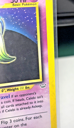 Pokemon TCG Celebi Neo Revelation Holo Rare Card 3/64 Unlimited - MP - Image 3