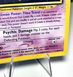 Pokemon TCG Celebi Neo Revelation Holo Rare Card 3/64 Unlimited - MP - Image 4