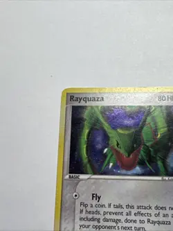 Pokemon TCG: Rayquaza 3/17 (2006) POP Series 1 Holo Cosmos Card - Image 2
