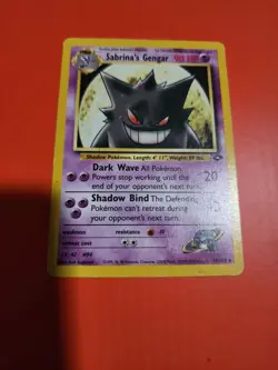Pokemon TCG Sabrina's Gengar 29/132 Gym Challenge Non-Holo Card - Image 1
