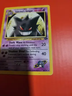 Pokemon TCG Sabrina's Gengar 29/132 Gym Challenge Non-Holo Card - Image 5