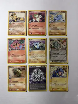 Lot of 9 Pokemon EX Crystal Guardians Cards (2006) - Lightly Played - Image 1