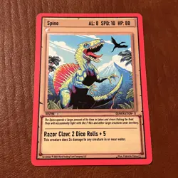 Spino 035/150 Rare Ward TCG Trading Card Game 1st Edition Generation 2 - NM - Image 1