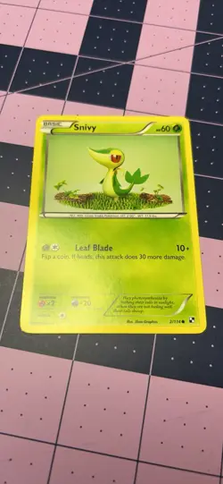 Pokemon TCG Snivy 2/114 Black & White Regular Card - Image 1